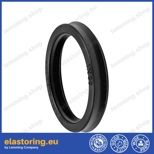 Rod seal U6 50x61,9x10,5 NBR