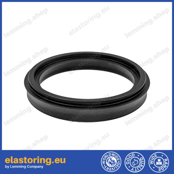 Rod seal U6 50x61,9x10,5 NBR