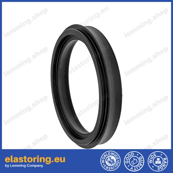 Rod seal U6 50x61,9x10,5 NBR