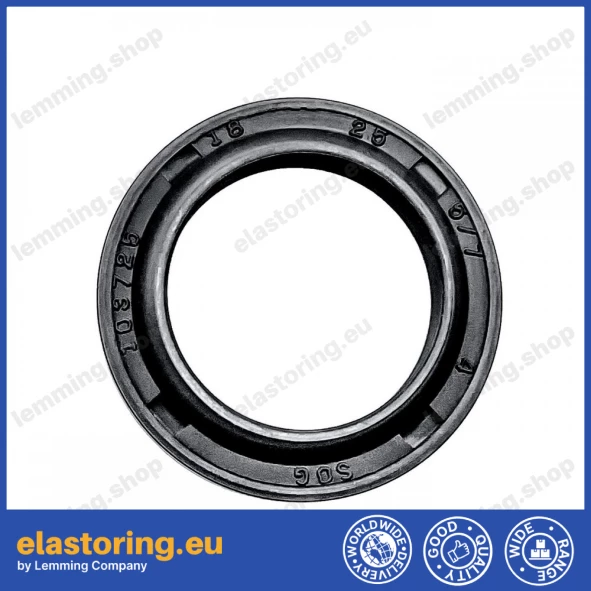 Wiper DKC 18x25x5/7 NBR+Stal Wiper DKC 18x25x5/7 NBR+Stal