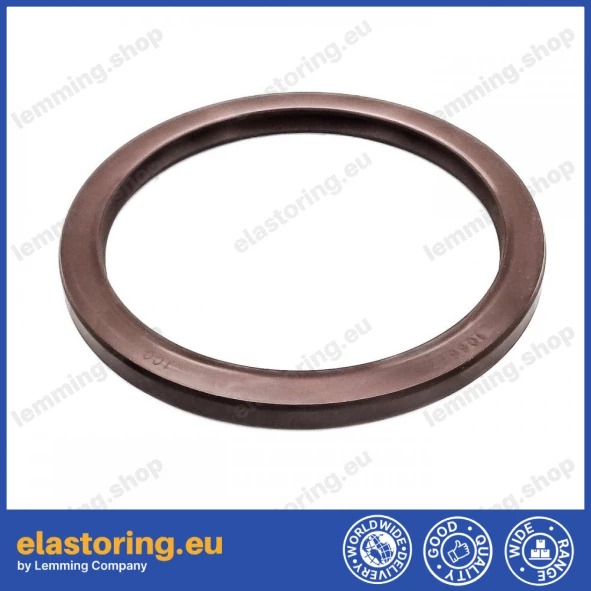 Pressure oil seal 100x120x7,5/8,5 BABSL FPM