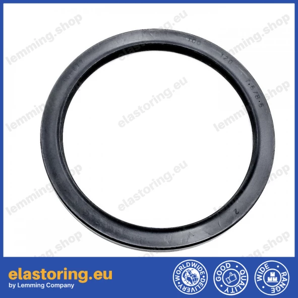 Pressure oil seal 100x120x7,5/8,5 BABSL NBR BLUE