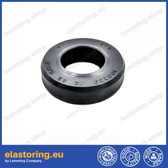Pressure oil seal 12x22x6/6,5 BABSL NBR