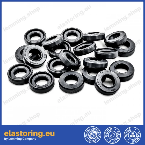 Pressure oil seal 12x22x6/6,5 BABSL NBR