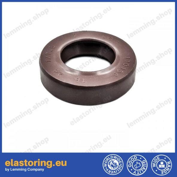 Pressure oil seal 16x28x7/7,5 BABSL FPM Pressure oil seal 16x28x7/7,5 BABSL FPM
