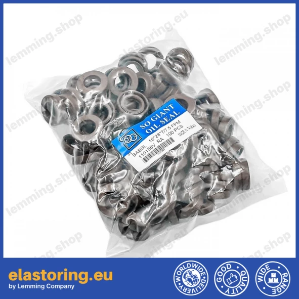 Pressure oil seal 16x28x7/7,5 BABSL FPM Pressure oil seal 16x28x7/7,5 BABSL FPM