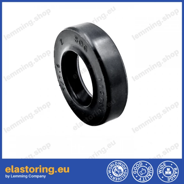 Pressure oil seal 16x28x7/7,5 BABSL NBR