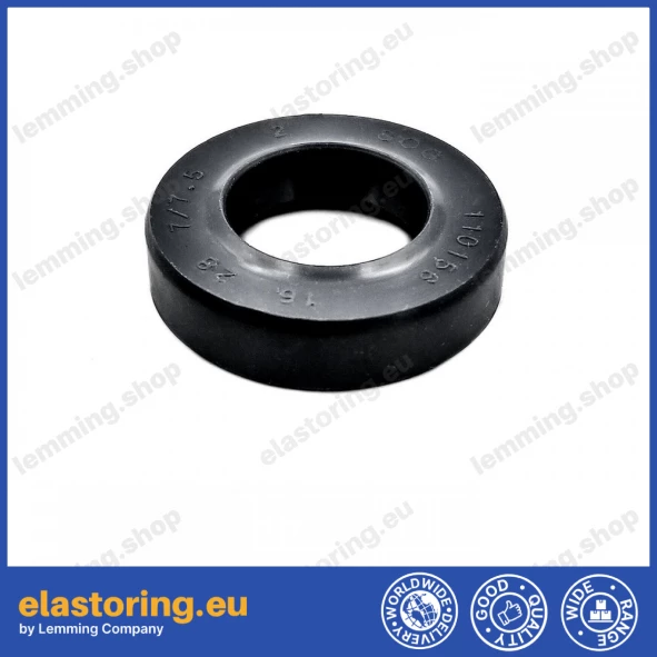 Pressure oil seal 16x28x7/7,5 BABSL NBR