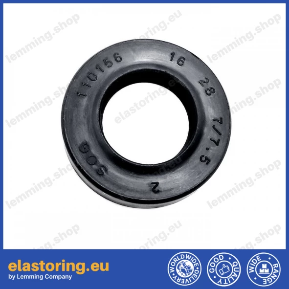 Pressure oil seal 16x28x7/7,5 BABSL NBR