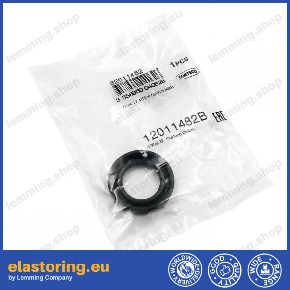 Pressure oil seal 17,46x28,58x6,3 BAB NBR Pressure oil seal 17,46x28,58x6,3 BAB NBR
