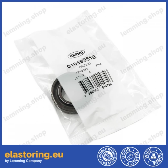 Pressure oil seal 17x30x7 BABDUO FPM Pressure oil seal 17x30x7 BABDUO FPM