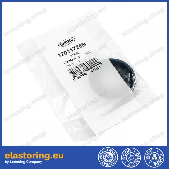 Pressure oil seal 17x35x7/7,5 BABSL NBR Pressure oil seal 17x35x7/7,5 BABSL NBR