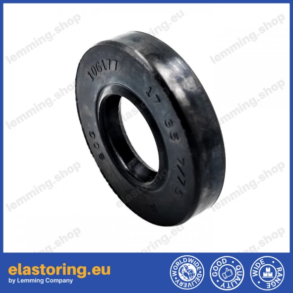 Pressure oil seal 17x35x7/7,5 BABSL NBR Pressure oil seal 17x35x7/7,5 BABSL NBR