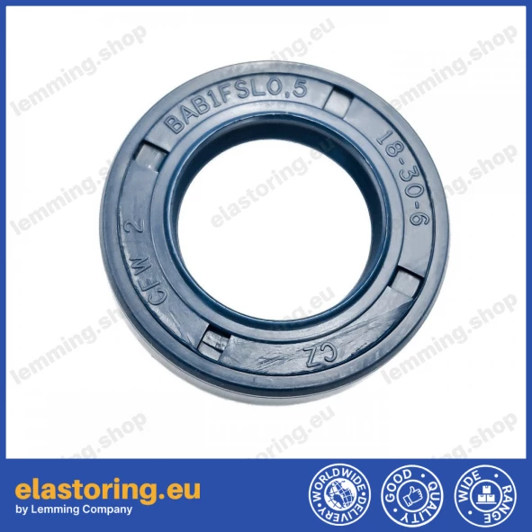 Pressure oil seal 18x30x6 BABSL0,5 NBR Pressure oil seal 18x30x6 BABSL0,5 NBR