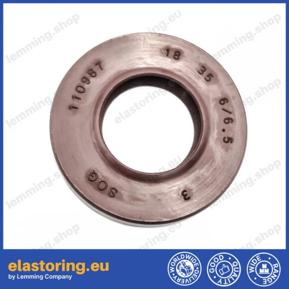 Pressure oil seal 18x35x6/6,5 BABSL FPM Pressure oil seal 18x35x6/6,5 BABSL FPM