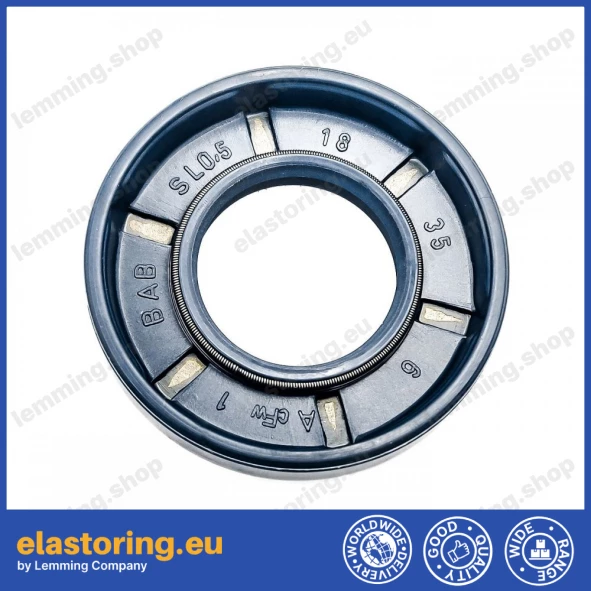 Pressure oil seal 18x35x6/6,5 BABSL NBR Pressure oil seal 18x35x6/6,5 BABSL NBR
