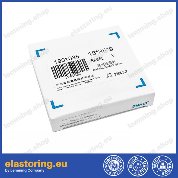 Pressure oil seal 18x35x9 BABSL FPM Pressure oil seal 18x35x9 BABSL FPM