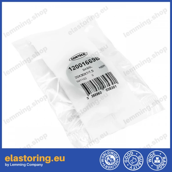 Pressure oil seal 20x30x7/7,5 BABSL NBR Pressure oil seal 20x30x7/7,5 BABSL NBR