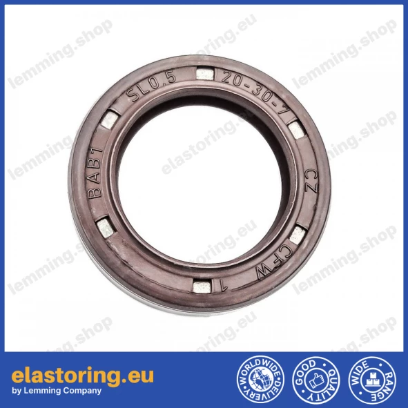Pressure oil seal 20x30x7/7,5 BABSLVI FPM Pressure oil seal 20x30x7/7,5 BABSLVI FPM