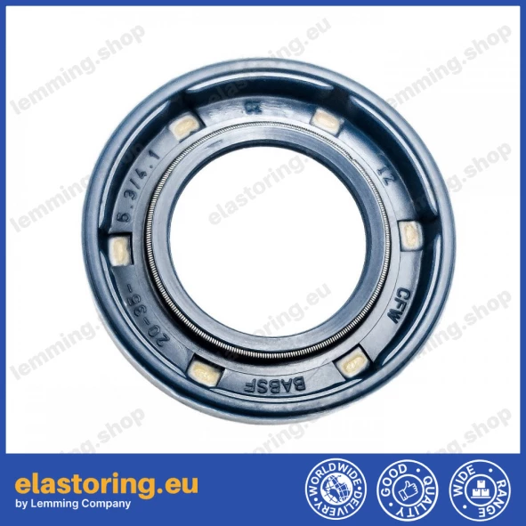 Pressure oil seal 20x35x5,3/4,1 BABSF NBR Pressure oil seal 20x35x5,3/4,1 BABSF NBR