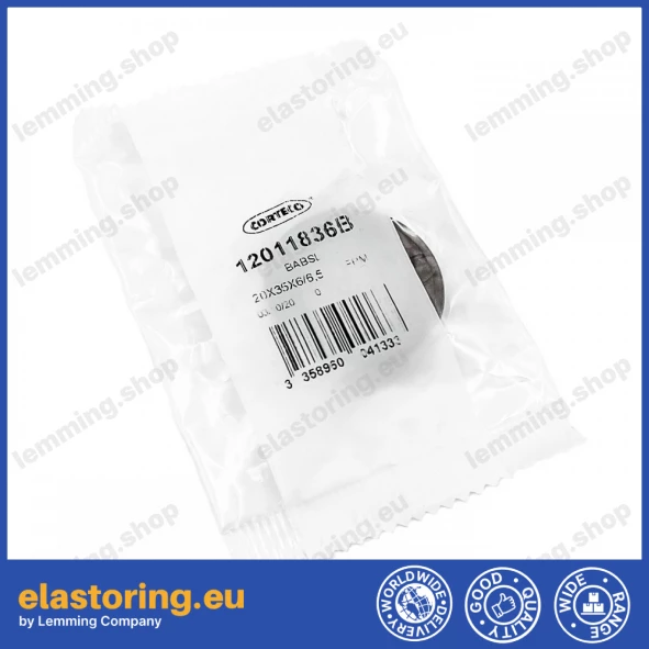 Pressure oil seal 20x35x6/6,5 BABSL FPM
