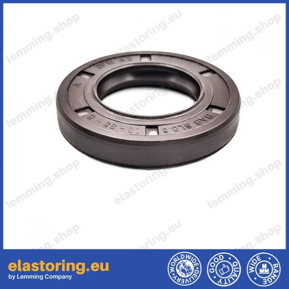 Pressure oil seal 20x35x6/6,5 BABSL FPM