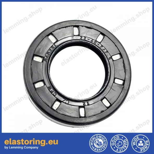 Pressure oil seal 22x40x7/7,5 BABSL NBR