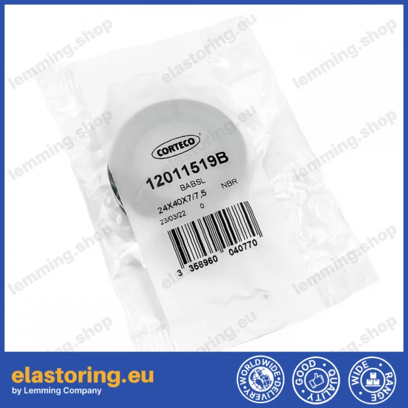 Pressure oil seal 24x40x7/7,5 BABSL NBR Pressure oil seal 24x40x7/7,5 BABSL NBR