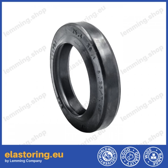 Pressure oil seal 25,4x38,1x6,35/7,95 BABSL NBR