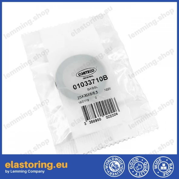 Pressure oil seal 25x36x6/6,5 BABSL NBR Pressure oil seal 25x36x6/6,5 BABSL NBR
