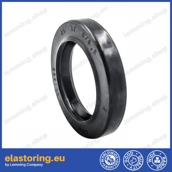 Pressure oil seal 25x37x6/6,5 BABSL NBR Pressure oil seal 25x37x6/6,5 BABSL NBR