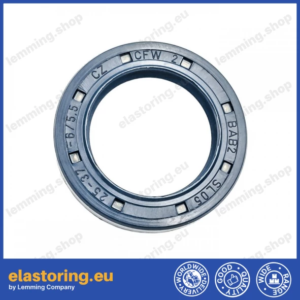 Pressure oil seal 25x37x6/6,5 BABSL NBR Pressure oil seal 25x37x6/6,5 BABSL NBR