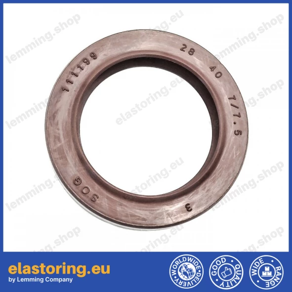 Pressure oil seal 28x40x7/7,5 BABSL FPM Pressure oil seal 28x40x7/7,5 BABSL FPM