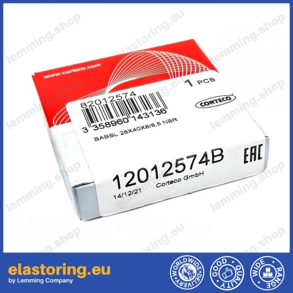 Pressure oil seal 28x40x8/8,5 BABSL NBR Pressure oil seal 28x40x8/8,5 BABSL NBR