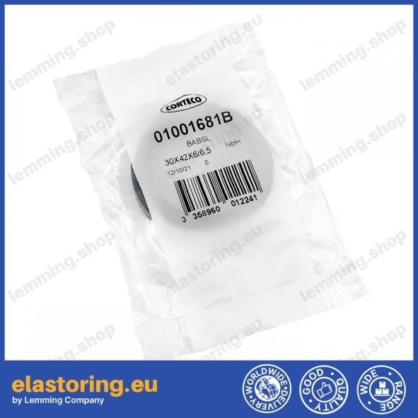 Pressure oil seal 30x42x6/6,5 BABSL NBR