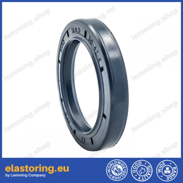 Pressure oil seal 30x42x6/6,5 BABSL NBR