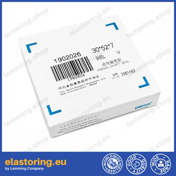 Pressure oil seal 30x52x7 BAB1SL FPM Pressure oil seal 30x52x7 BAB1SL FPM