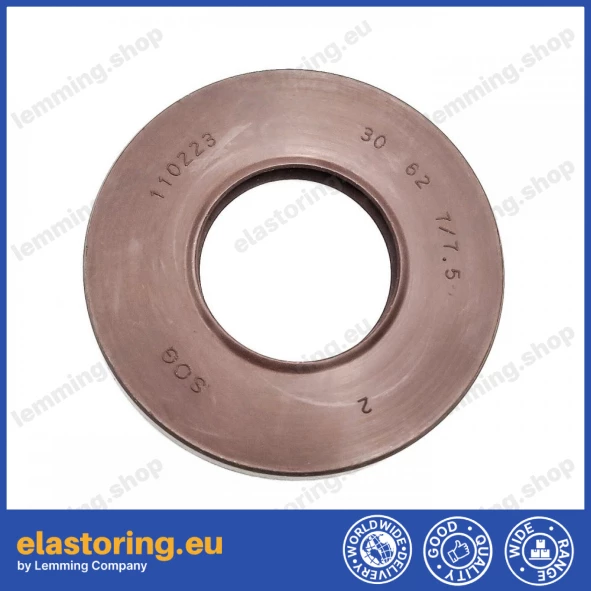 Pressure oil seal 30x62x7/7,5 BABSL FPM Pressure oil seal 30x62x7/7,5 BABSL FPM
