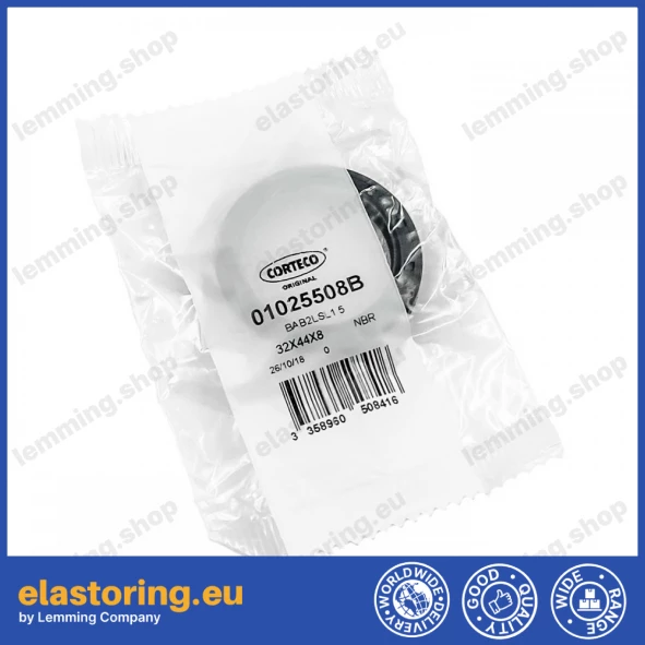 Pressure oil seal 32x44x8/5,5 BAB2FLSL1,5 NBR