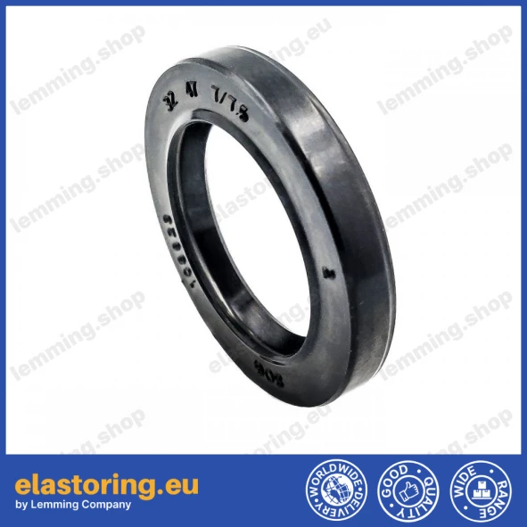 Pressure oil seal 32x47x7/7,5 BABSL NBR