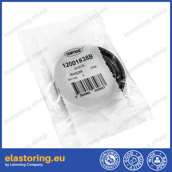 Pressure oil seal 35x52x6/6,5 BABSLVI FPM Pressure oil seal 35x52x6/6,5 BABSLVI FPM