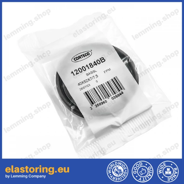 Pressure oil seal 40x52x7/7,5 BABSL FPM Pressure oil seal 40x52x7/7,5 BABSL FPM
