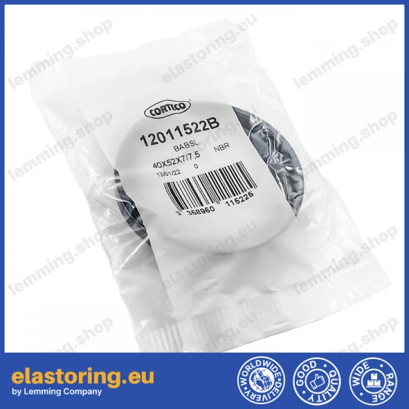 Pressure oil seal 40x52x7/7,5 BABSL NBR Pressure oil seal 40x52x7/7,5 BABSL NBR