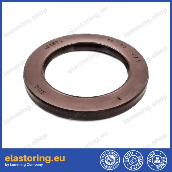 Pressure oil seal 50x72x7/7,5 BABSL FPM Pressure oil seal 50x72x7/7,5 BABSL FPM