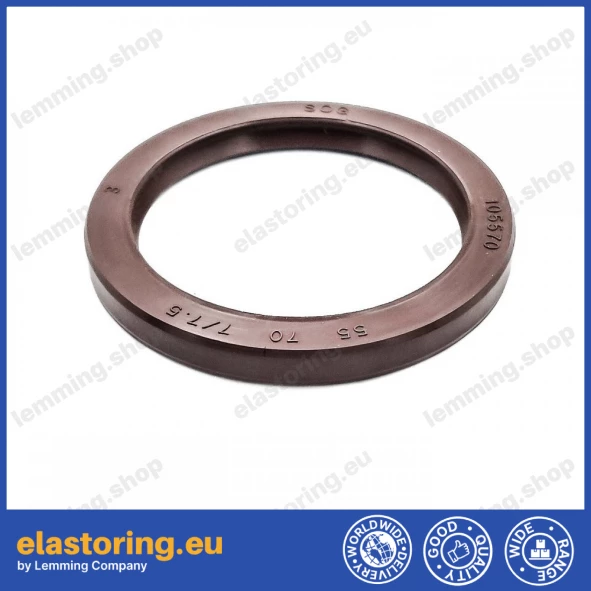 Pressure oil seal 55x70x7/7,5 BABSL FPM Pressure oil seal 55x70x7/7,5 BABSL FPM
