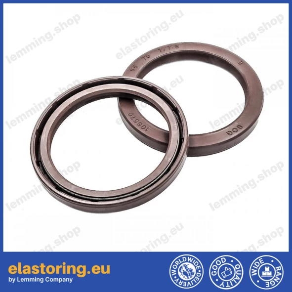 Pressure oil seal 55x70x7/7,5 BABSL FPM Pressure oil seal 55x70x7/7,5 BABSL FPM