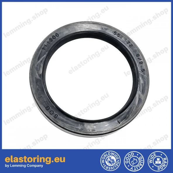 Pressure oil seal 55x72x8/8,5 BABSL NBR Pressure oil seal 55x72x8/8,5 BABSL NBR