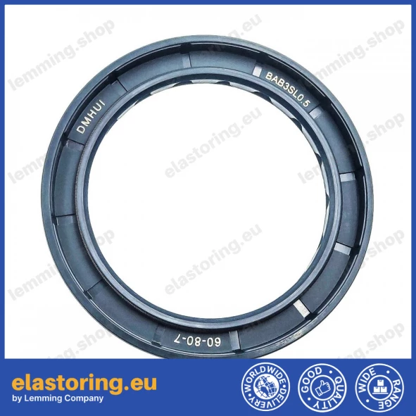 Pressure oil seal 60x80x7 BAB3SL0,5 NBR