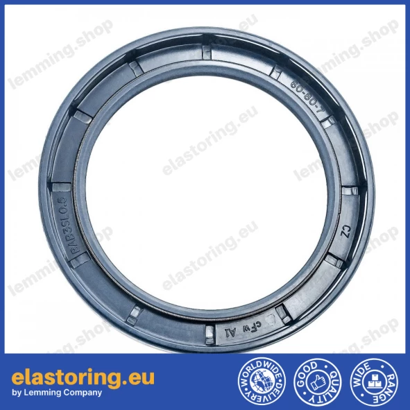 Pressure oil seal 60x80x7/7,5 BABSL NBR Pressure oil seal 60x80x7/7,5 BABSL NBR