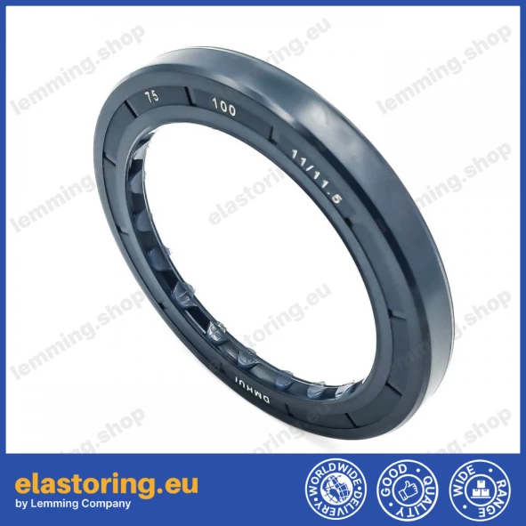 Pressure oil seal 75x100x11/11,5 BABSL NBR